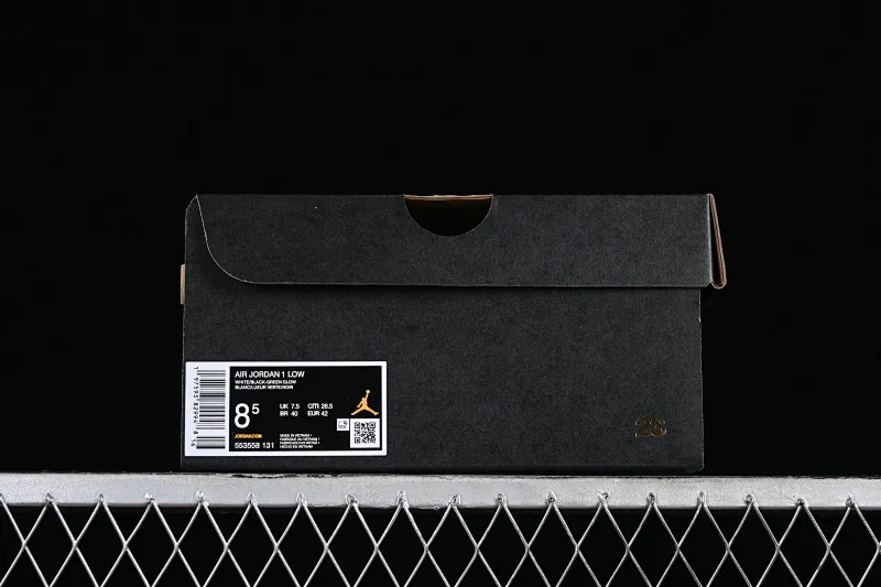 All categories Air Jordan Jordan series basketball shoes Air Jordan 1 Low G version pure original Air Jordan 1 Low AJ1 Joe 1 mint black and green low-top cultural basketball shoes 553558-131